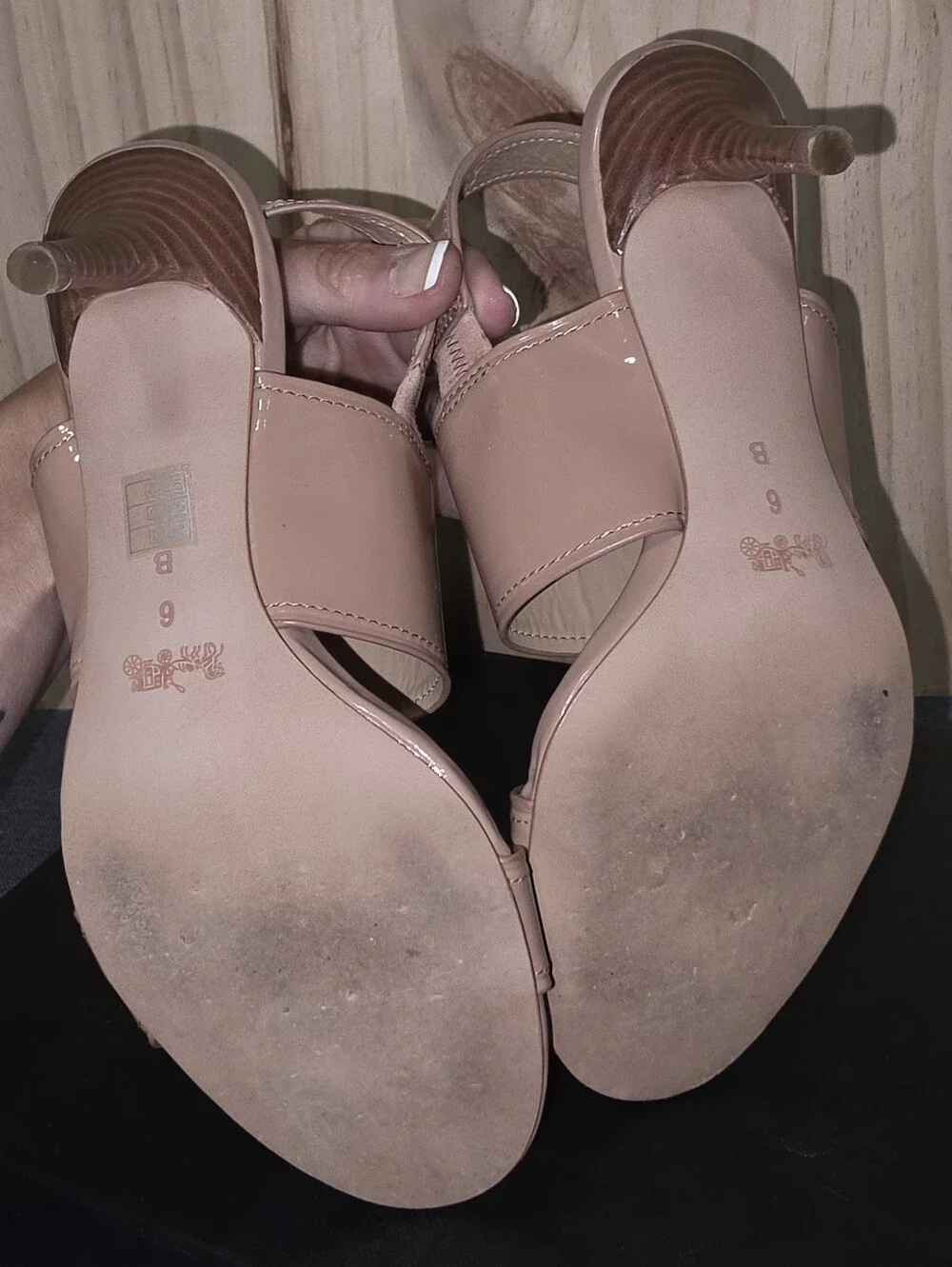 Coach Nude Pink Heels